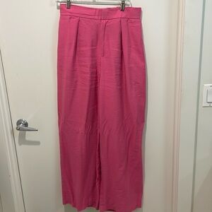 Pink Zara trousers